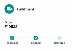 Fulfillment order tracking